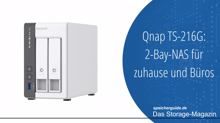 Qnap TS-216G: 2-Bay-NAS für zuhause und Büros